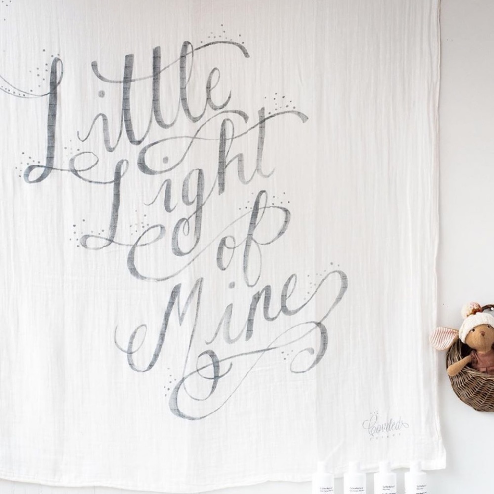 Coveted Things Organic Swaddle Blanket 🌙